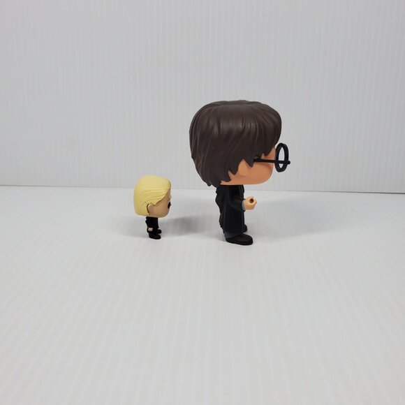 Funko Pop Advent Calendar Pocket Mini Draco Malfoy and Full-Size Harry Potter #1 - Picture 4 of 9